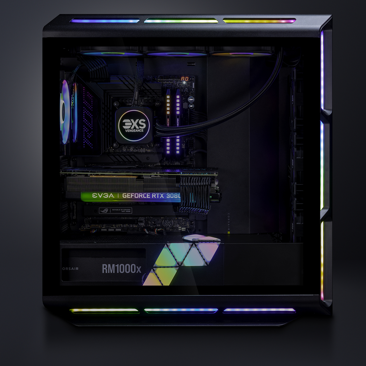 Corsair iCUE RGB Gaming PC featuring NVIDIA GeForce RTX - 3XS