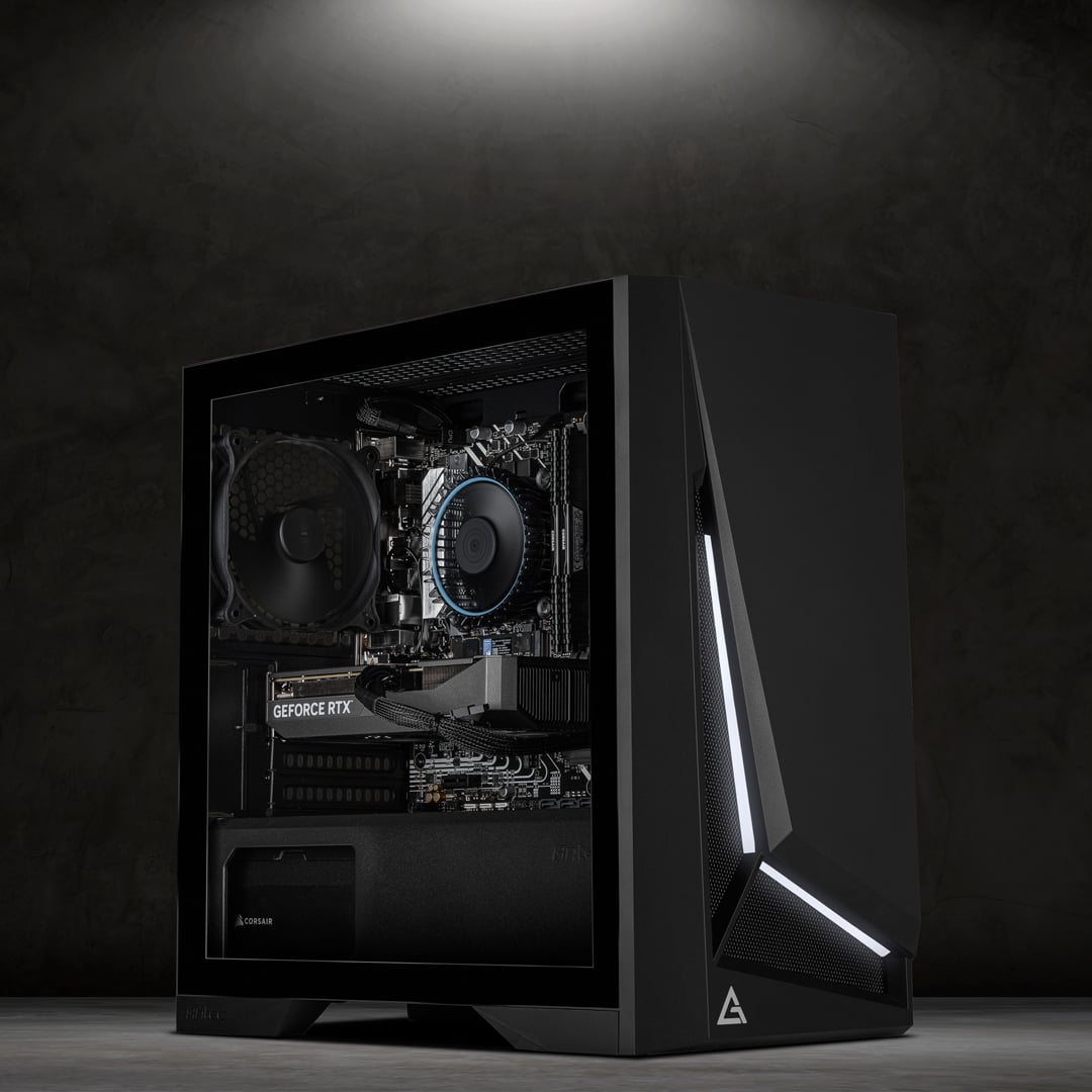 Budget gaming PC with an Intel Core i3 12100F and NVIDIA - 3XS