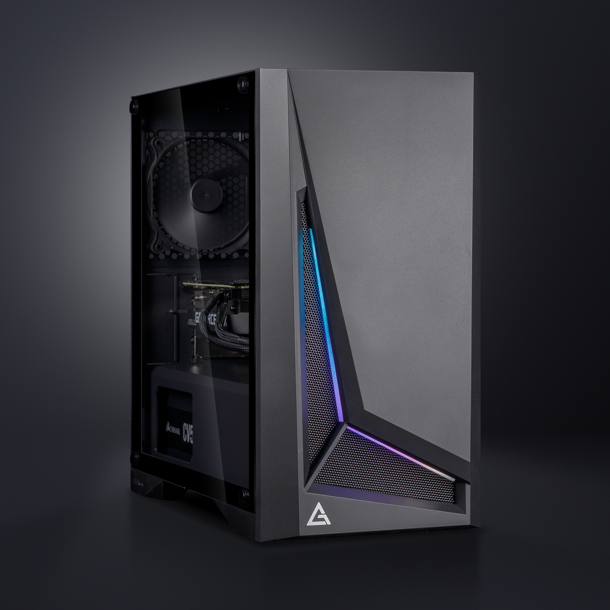 Budget gaming PC with an AMD Ryzen 3 4100 and NVIDIA - 3XS