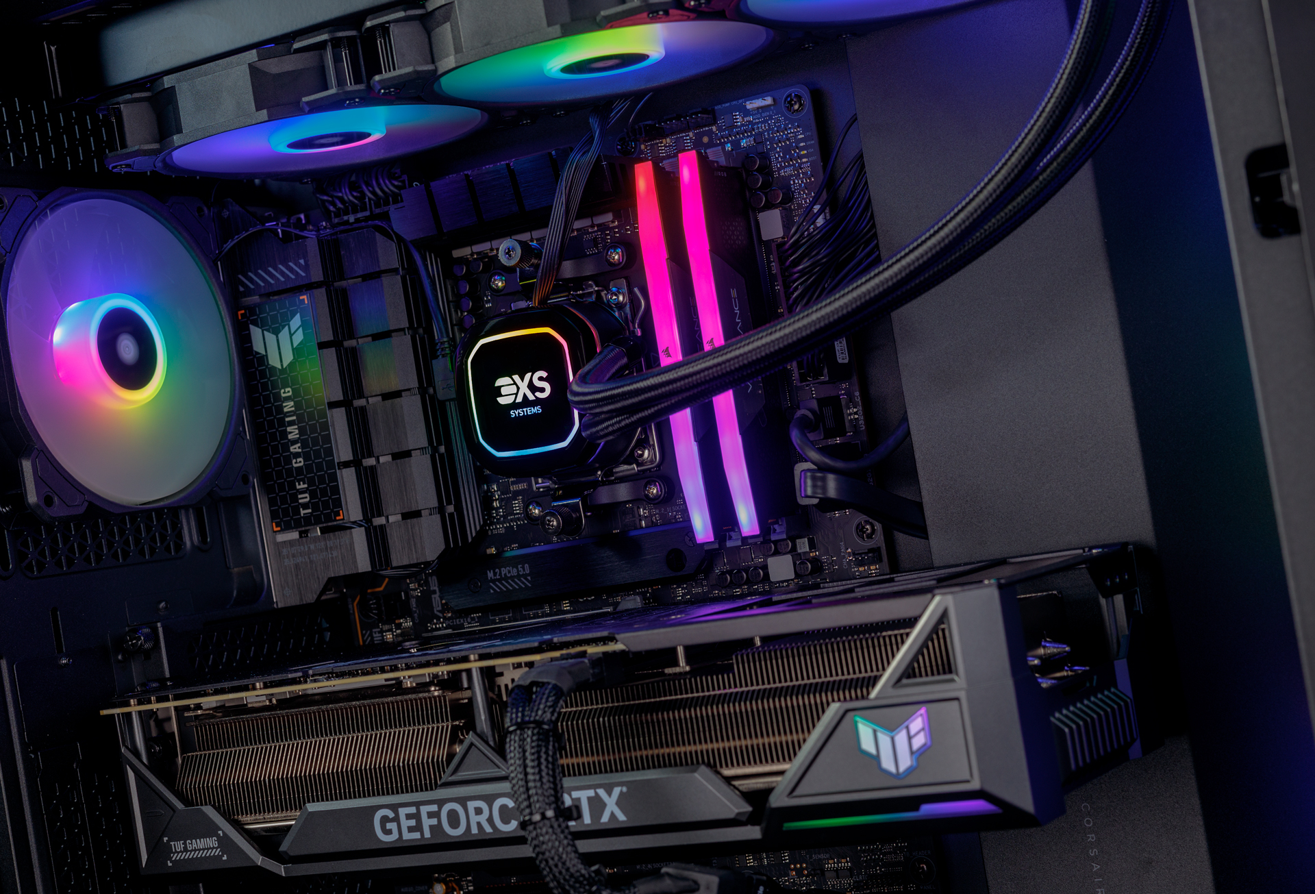 Corsair iCUE RGB Gaming PC featuring NVIDIA GeForce RTX 3XS